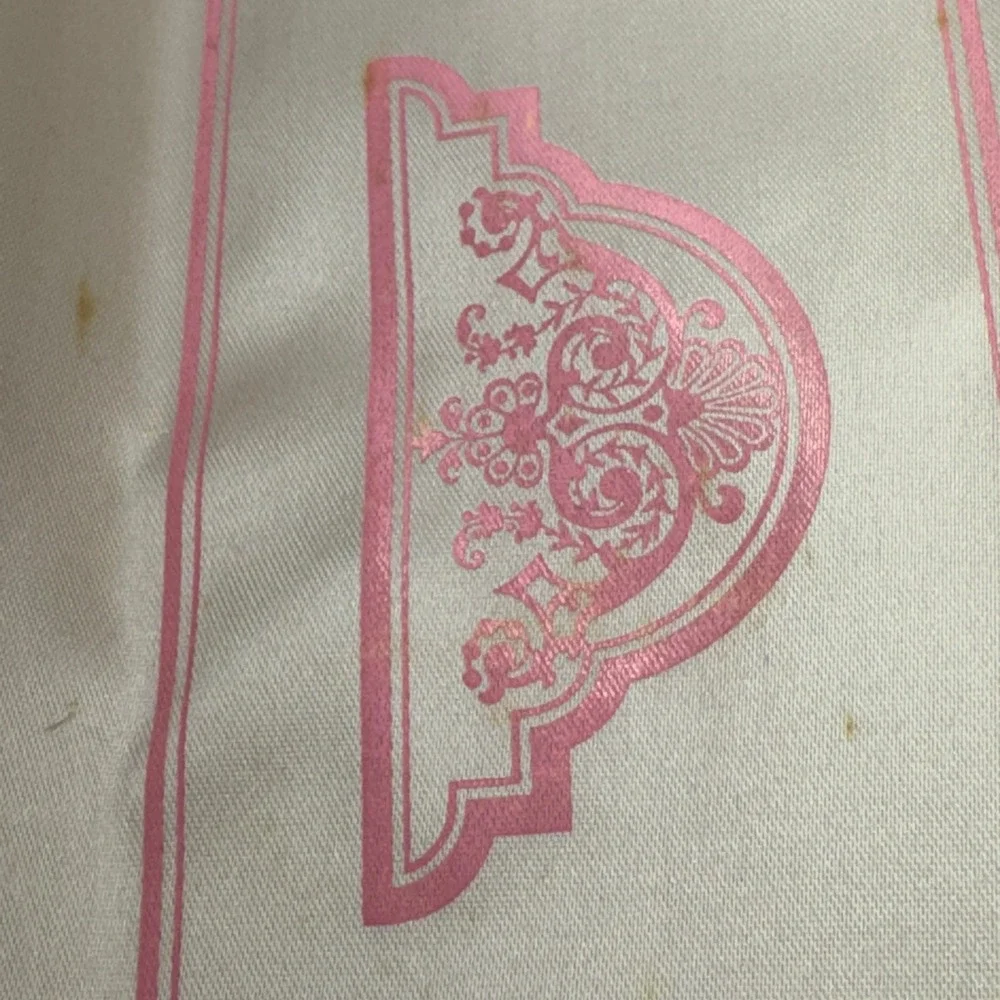 Vintage Jewelry Box Organizer Pink Velvet Lined Ring‎ Earring Storage 9